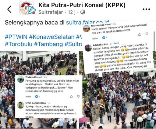 dukungan-terhadap-aktivitas-tambang-pt-win-tuai-kecaman-warganet,-soroti-dugaan-dampak-lingkungan-di-torobulu dukungan-terhadap-aktivitas-tambang-pt-win-tuai-kecaman-warganet,-soroti-dugaan-dampak-lingkungan-di-torobulu